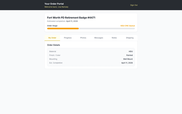 ShopFlow OS on phone